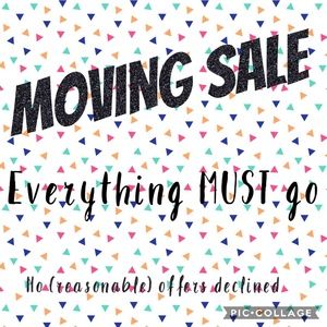 Moving sale!